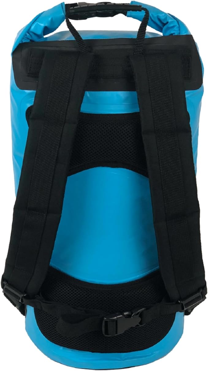 geckobrands Hydroner 20L Waterproof Dry Bag Backpack – Lightweight Roll-Top Bag with Clear Phone Pouch for Outdoor Activities