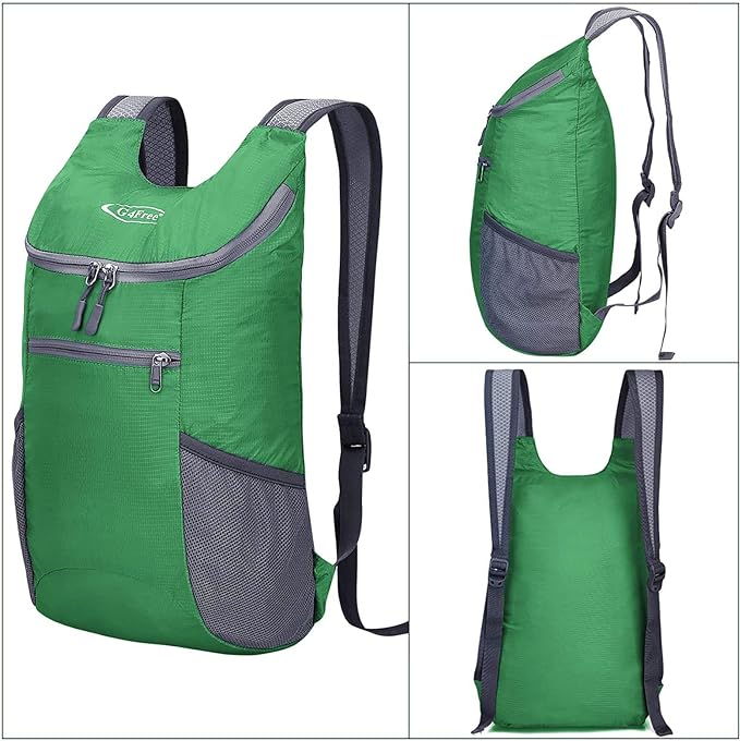 G4Free Lightweight Packable Hiking Backpack for Men Women Small Hiking Daypacks Foldable Shoulder Pack Casual Outdoor Bag 11L