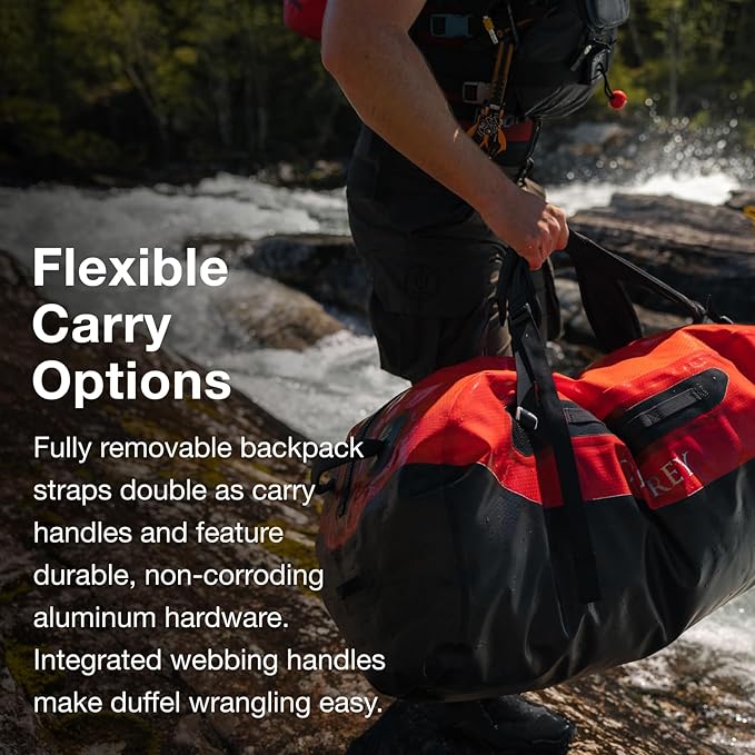 Osprey Transporter Waterproof 70L Duffel Bag, Mars Orange