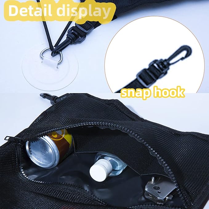 Paddleboard Deck Bag, Mesh Sup Deck Dry Bag Storage Pouch,Mesh Deck Bag for Kayak, Mesh Storage Bag Sup,Sup Accessories Mesh Storage Bag for Stand Up Paddleboard, Surfboard, Kayak