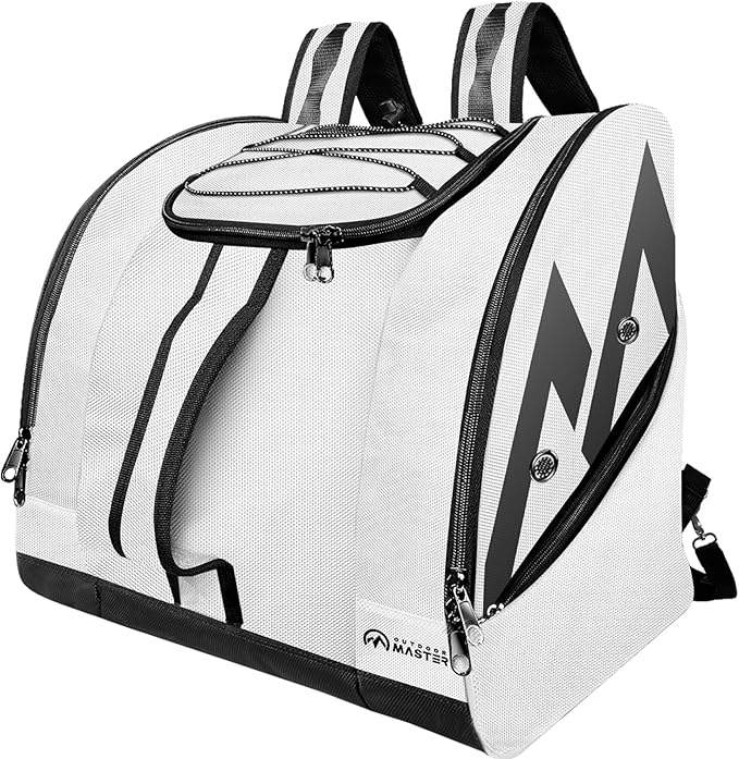 OutdoorMaster Boot Bag - 50L Ski Boots and Snowboard Boots Bag, Excellent for Travel with Waterproof Exterior & Bottom - for Men, Women and Youth