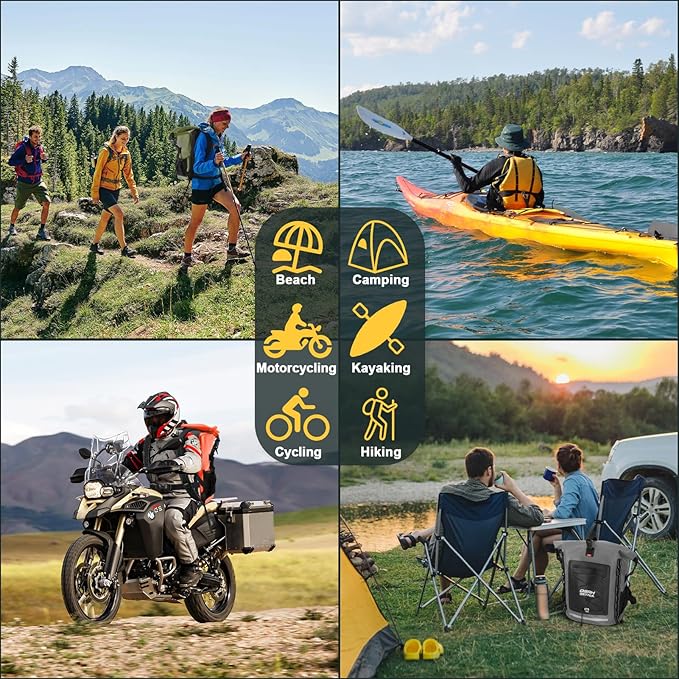 Waterproof Backpack Dry Bag 35L/55L ā Heavy Duty Roll-Top Hiking Backpack for Travel, Kayaking, Boating, Camping, Rafting and Fishing