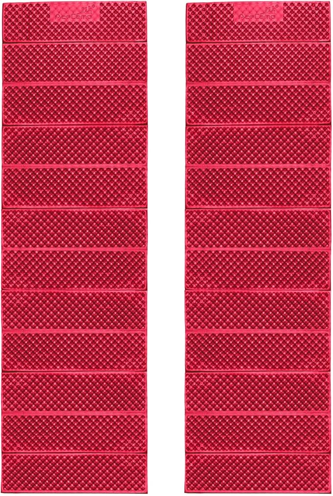 AceCamp Portable Foam Sleeping Pad, Full Length Accordion Sleeping Mat for Camping & Hiking, Lightweight, Soft & Compact Cushion for Sleeping Bag, Comfort, Tent, Rocky Terrain